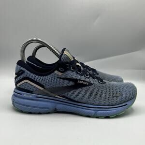 Brooks Womens Ghost 15 1203801B472 Blue Running Shoes Sneakers Size 6.5 B